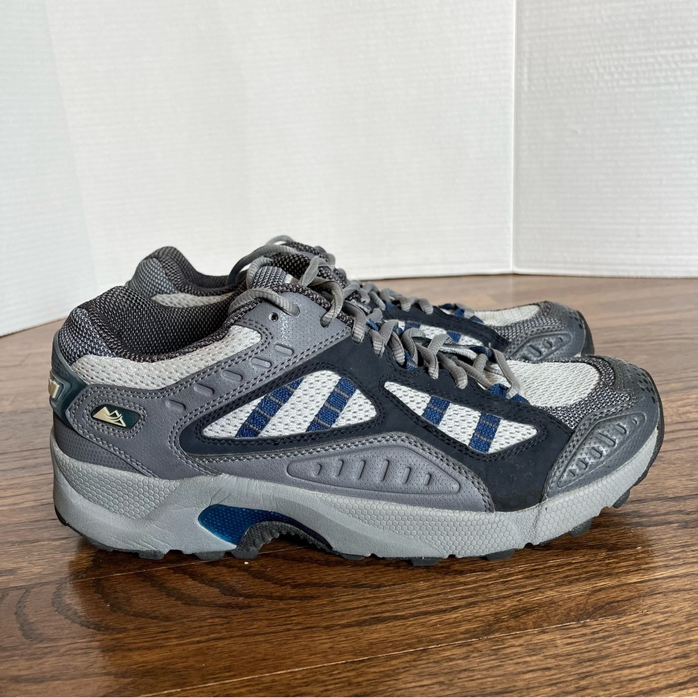Montrail Gray Blue Trail Running Hiking Outdoor Lace-up Sneakers Men's 10 EUC